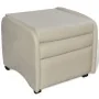 Sillón plegable de cuero sintético color crema de , Sillones - Ref: Foro24-241680, Precio: 238,82 €, Descuento: %