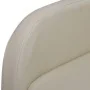 Sillón plegable de cuero sintético color crema de , Sillones - Ref: Foro24-241680, Precio: 238,82 €, Descuento: %