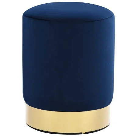 Taburete de terciopelo azul y dorado by , Folding stools and chairs - Ref: Foro24-249833, Price: 38,80 €, Discount: %