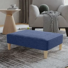 Reposapiés de tela azul 78x56x32 cm by , Ottomans - Ref: Foro24-337805, Price: 54,04 €, Discount: %