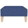 Reposapiés de tela azul 78x56x32 cm de , Otomanas - Ref: Foro24-337805, Precio: 54,04 €, Descuento: %