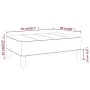 Reposapiés de tela azul 78x56x32 cm de , Otomanas - Ref: Foro24-337805, Precio: 54,04 €, Descuento: %