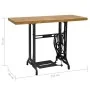 Mesa consola de máquina de coser 110x40x75 cm by , Side tables - Ref: Foro24-285208, Price: 280,93 €, Discount: %