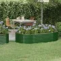 Jardinera arriate acero recubrimiento polvo verde 175x100x36 cm by , Pots and planters - Ref: Foro24-318988, Price: 46,57 €, ...