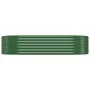 Jardinera arriate acero recubrimiento polvo verde 175x100x36 cm by , Pots and planters - Ref: Foro24-318988, Price: 46,57 €, ...