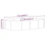 Jardinera arriate acero recubrimiento polvo verde 175x100x36 cm by , Pots and planters - Ref: Foro24-318988, Price: 46,57 €, ...