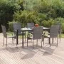 Juego de comedor de jardín 7 piezas ratán sintético gris von , Gartensets - Ref: Foro24-3156665, Preis: 388,23 €, Rabatt: %