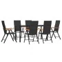 Juego comedor de jardín 7 piezas ratán sintético negro y marrón by , Garden sets - Ref: Foro24-3156521, Price: 524,76 €, Disc...