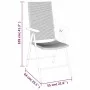 Juego comedor de jardín 7 piezas ratán sintético negro y marrón by , Garden sets - Ref: Foro24-3156521, Price: 524,76 €, Disc...