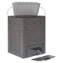 Compostador de jardín 3 uds plástico ratán 60x60x83 cm 900 L by , Composters - Ref: Foro24-278918, Price: 252,36 €, Discount: %