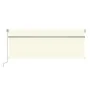 Toldo manual retráctil con persiana y LEDs 4,5x3 m color crema von , Markisen - Ref: Foro24-3069442, Preis: 428,06 €, Rabatt: %