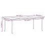 Juego de comedor de jardín 9 piezas negro by , Garden sets - Ref: Foro24-3099148, Price: 597,50 €, Discount: %