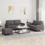 Juego de sofás con cojines 3 piezas cuero sintético gris by , Sofas - Ref: Foro24-3201365, Price: 418,90 €, Discount: %