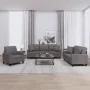 Juego de sofás con cojines 3 piezas cuero sintético gris by , Sofas - Ref: Foro24-3201350, Price: 601,62 €, Discount: %