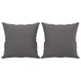 Juego de sofás con cojines 2 piezas cuero sintético gris by , Sofas - Ref: Foro24-3201390, Price: 469,55 €, Discount: %