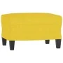 Juego de sofás con cojines 3 piezas tela amarillo claro by , Sofas - Ref: Foro24-3201863, Price: 494,25 €, Discount: %