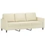 Juego de sofás con cojines 4 piezas cuero sintético crema von , Sofas - Ref: Foro24-3201746, Preis: 574,92 €, Rabatt: %