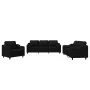 Juego de sofás con cojines 3 piezas tela negro von , Sofas - Ref: Foro24-3201790, Preis: 666,93 €, Rabatt: %