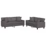 Juego de sofás con cojines 2 piezas cuero sintético gris by , Sofas - Ref: Foro24-3201926, Price: 534,28 €, Discount: %