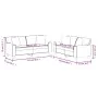 Juego de sofás con cojines 2 piezas cuero sintético gris by , Sofas - Ref: Foro24-3201926, Price: 534,28 €, Discount: %