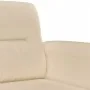Juego de sofás con cojines 3 piezas tela microfibra crema by , Sofas - Ref: Foro24-3202324, Price: 504,34 €, Discount: %