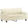Juego de sofás con cojines 3 piezas cuero sintético color crema by , Sofas - Ref: Foro24-3201930, Price: 534,05 €, Discount: %