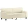 Juego de sofás con cojines 3 piezas cuero sintético color crema by , Sofas - Ref: Foro24-3201930, Price: 534,05 €, Discount: %