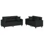Juego de sofás con cojines 2 piezas cuero sintético negro von , Sofas - Ref: Foro24-3202372, Preis: 486,63 €, Rabatt: %