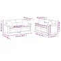 Juego de sofás con cojines 2 piezas cuero sintético negro von , Sofas - Ref: Foro24-3202372, Preis: 486,63 €, Rabatt: %