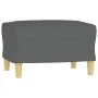 Juego de sofás con cojines 3 piezas tela gris oscuro by , Sofas - Ref: Foro24-3202127, Price: 525,89 €, Discount: %