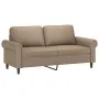 Juego de sofás con cojines 3 piezas cuero sintético capuchino by , Sofas - Ref: Foro24-3202159, Price: 487,19 €, Discount: %