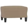 Juego de sofás con cojines 3 piezas cuero sintético capuchino by , Sofas - Ref: Foro24-3202159, Price: 487,19 €, Discount: %