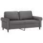 Juego de sofás con cojines 3 piezas cuero sintético gris by , Sofas - Ref: Foro24-3202167, Price: 527,85 €, Discount: %