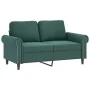 Juego de sofás con cojines 4 piezas terciopelo verde oscuro by , Sofas - Ref: Foro24-3202202, Price: 853,74 €, Discount: %
