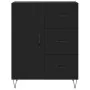 Aparador alto madera contrachapada negro 69,5x34x180 cm von , Sideboards - Ref: Foro24-3198090, Preis: 171,01 €, Rabatt: %
