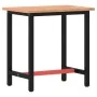 Banco de trabajo madera maciza de haya y metal 80x55x81,5 cm von , Arbeitstische - Ref: Foro24-3188903, Preis: 137,24 €, Raba...