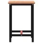 Banco de trabajo madera maciza de haya y metal 80x55x81,5 cm von , Arbeitstische - Ref: Foro24-3188903, Preis: 137,24 €, Raba...