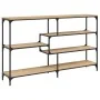 Mesa consola madera contrachapada roble Sonoma 160x32x95 cm de , Mesas auxiliares - Ref: Foro24-833956, Precio: 98,65 €, Desc...