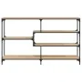 Mesa consola madera contrachapada roble Sonoma 160x32x95 cm de , Mesas auxiliares - Ref: Foro24-833956, Precio: 98,65 €, Desc...