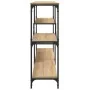 Mesa consola madera contrachapada roble Sonoma 160x32x95 cm de , Mesas auxiliares - Ref: Foro24-833956, Precio: 98,65 €, Desc...