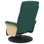 Sillón reclinable con reposapiés tela verde oscuro von , Sessel - Ref: Foro24-356525, Preis: 240,37 €, Rabatt: %