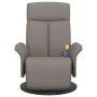 Sillón reclinable de masaje con reposapiés tela gris taupe von , Sessel - Ref: Foro24-356538, Preis: 259,81 €, Rabatt: %