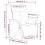 Sillón reclinable de masaje con reposapiés tela gris taupe von , Sessel - Ref: Foro24-356538, Preis: 259,81 €, Rabatt: %