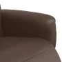 Sillón reclinable con reposapiés cuero sintético marrón by , Armchairs - Ref: Foro24-356546, Price: 210,06 €, Discount: %