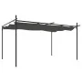 Pérgola con cubierta retráctil gris antracita 395x292x230 cm de , Carpas y cenadores - Ref: Foro24-360119, Precio: 300,41 €, ...