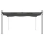 Pérgola con cubierta retráctil gris antracita 395x292x230 cm de , Carpas y cenadores - Ref: Foro24-360119, Precio: 300,41 €, ...