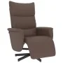 Sillón reclinable con reposapiés cuero sintético marrón by , Armchairs - Ref: Foro24-356586, Price: 216,86 €, Discount: %