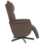 Sillón reclinable con reposapiés cuero sintético marrón by , Armchairs - Ref: Foro24-356586, Price: 216,86 €, Discount: %