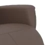 Sillón reclinable con reposapiés cuero sintético marrón by , Armchairs - Ref: Foro24-356586, Price: 216,86 €, Discount: %