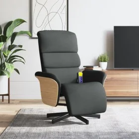 Sillón reclinable de masaje con reposapiés tela gris oscuro von , Sessel - Ref: Foro24-356614, Preis: 293,46 €, Rabatt: %
